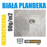 Biała Plandeka 10x15 (wzmacniana) WHITE 90g/m2